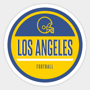 Los Angeles retro football Sticker